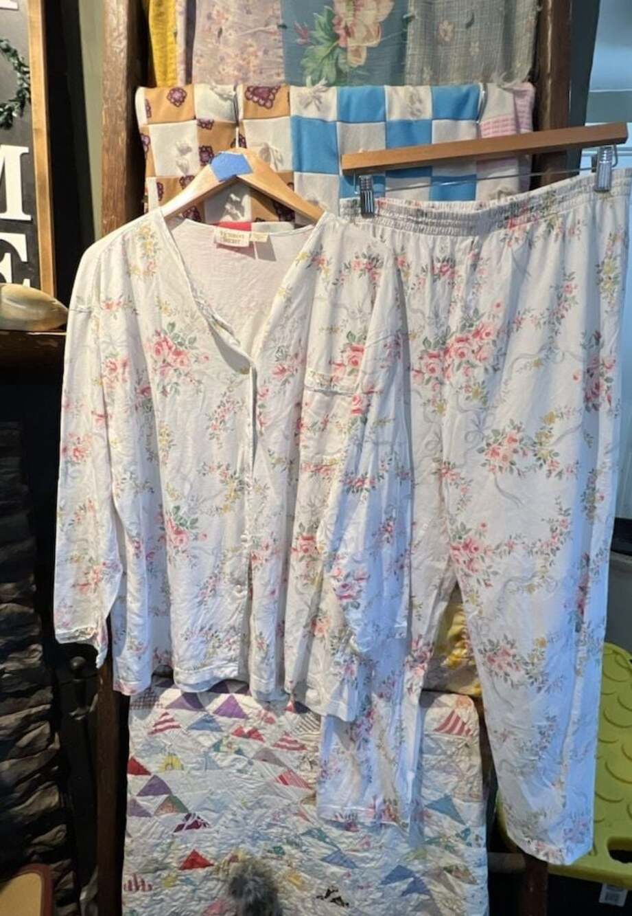 Gold Label Victoria's Secret Floral Print Pajama Set
